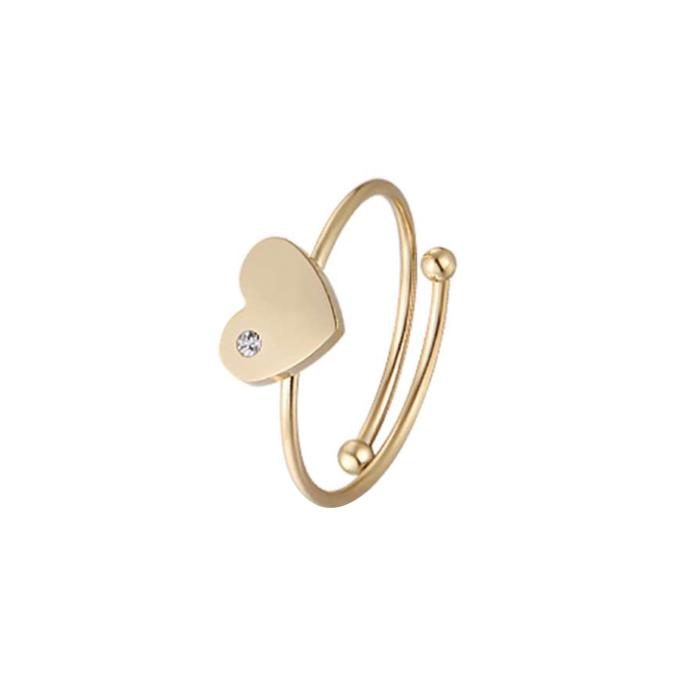 Δαχτυλίδι Καρδιά Luca Barra από Ανοξείδωτο Ατσάλι