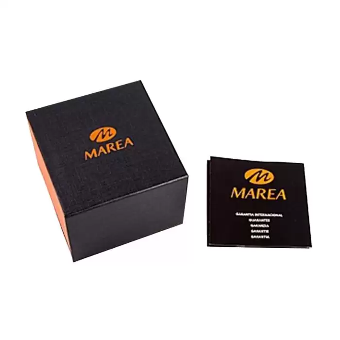 SKU-57697 / MAREA Smartwatch Talk Black Stainless Steel Bracelet & Black Rubber Strap Gift 