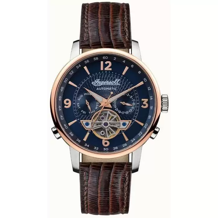 SKU-58359 / INGERSOLL Grafton Automatic Brown Leather Strap