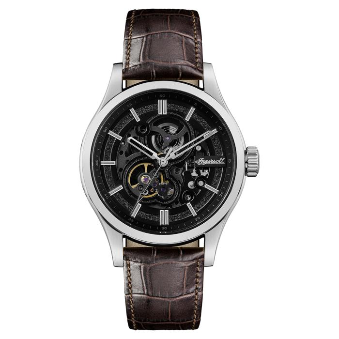 SKU-58360 / INGERSOLL Armstrong Automatic Black Leather Strap