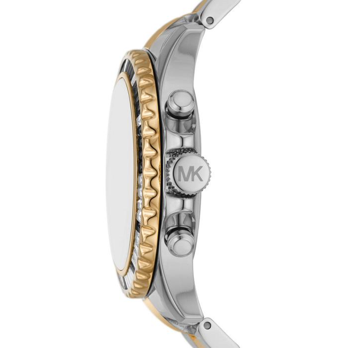 SKU-58716 / MICHAEL KORS Everest Crystals Chronograph Two Tone Stainless Steel Bracelet