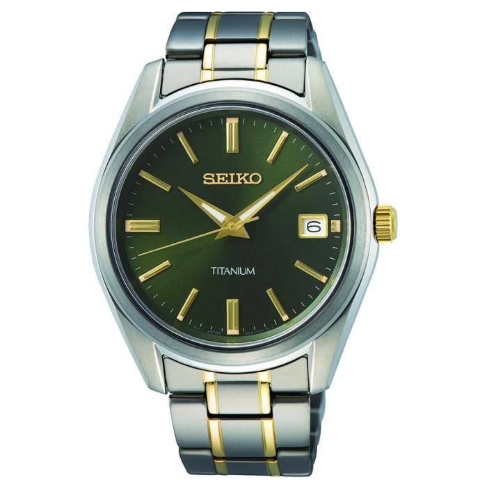 SKU-58748 / SEIKO Essential Time Titanium Two Tone Bracelet