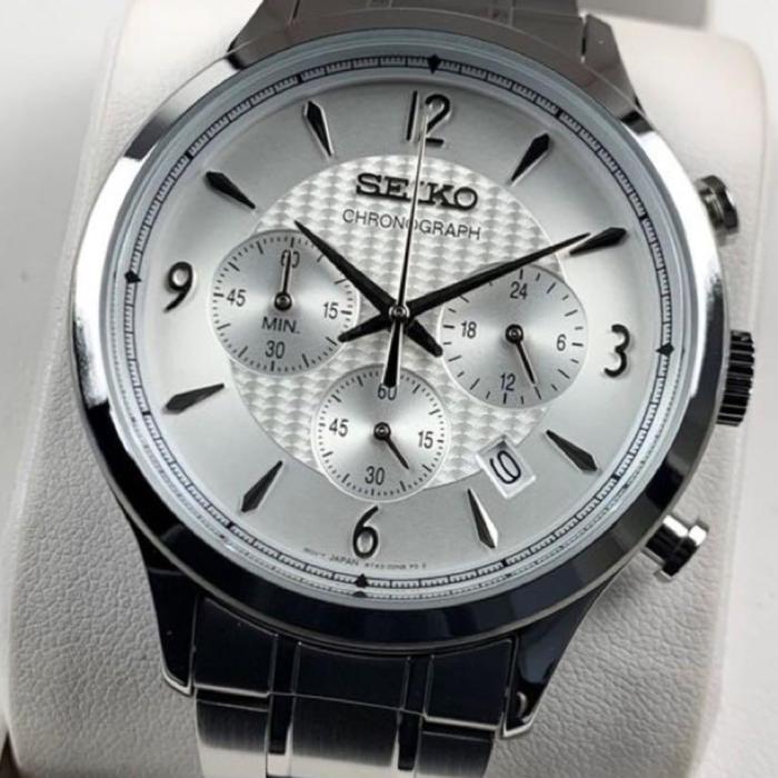 SEIKO Conceptual Chronograph Silver Stainless Steel Bracelet