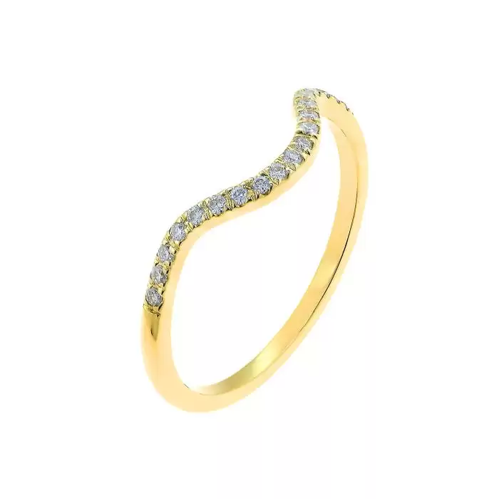 SKU-58571 / Δαχτυλίδι Σειρέ Χρυσός Κ18 με Διαμάντια