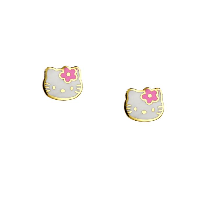 SKU-58854 / Παιδικά Σκουλαρίκια Hello Kitty Χρυσός Κ9