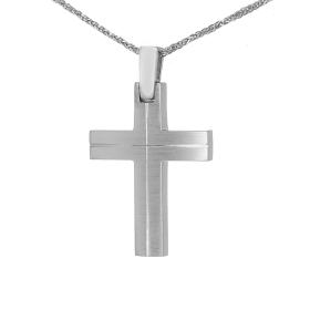 Κλασικός Σταυρός Λευκόχρυσος Κ14 SKU-58977