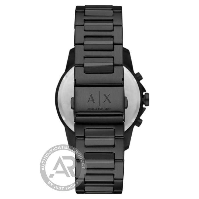 SKU-59806 / ARMANI EXCHANGE Banks Chronograph Black Stainless Steel Bracelet 