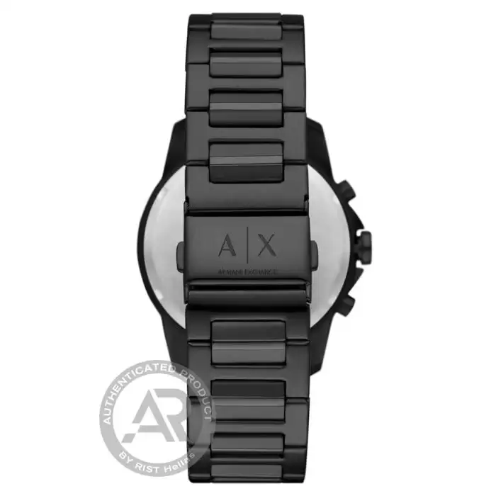 SKU-59806 / ARMANI EXCHANGE Banks Chronograph Black Stainless Steel Bracelet 