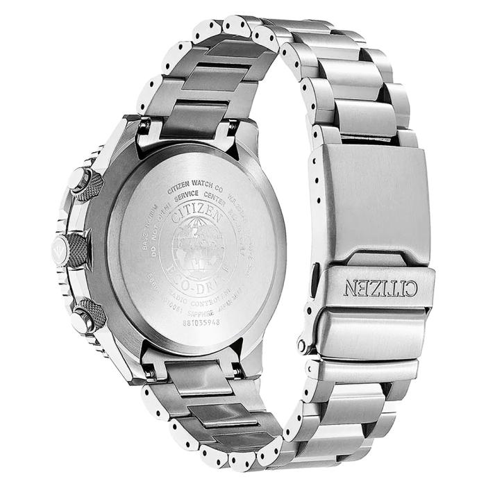 CITIZEN Eco-Drive Radio Controlled Silver Stainless Steel Bracelet
