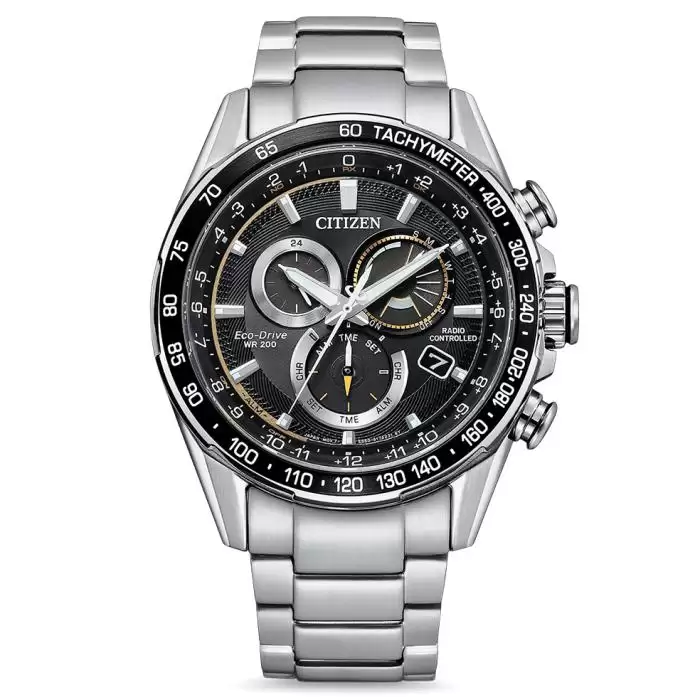 SKU-59935 / CITIZEN Eco-Drive Radio Controlled Silver Stainless Steel Bracelet