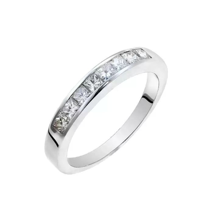 SKU-59329 / Δαχτυλίδι Σειρέ Λευκόχρυσος Κ18 με Διαμάντια