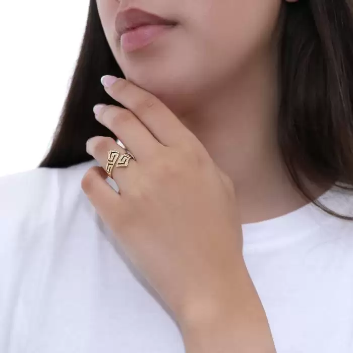 Δαχτυλίδι Χρυσός Κ18 με Διαμάντια