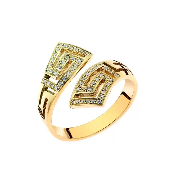 SKU-59328 / Δαχτυλίδι Χρυσός Κ18 με Διαμάντια