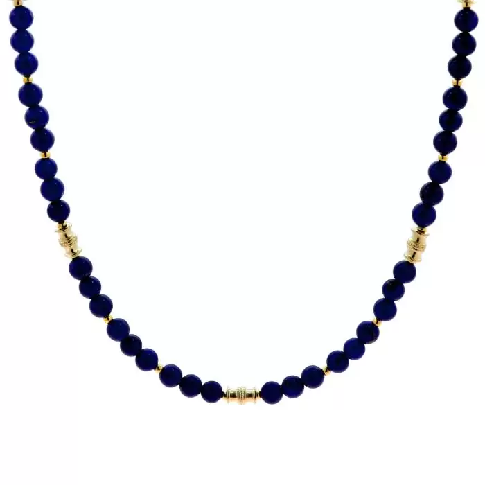 SKU-59985 / Κολιέ Ασήμι 925° με Lapis Lazuli