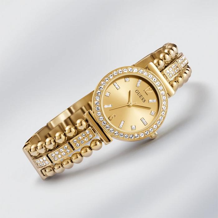 SKU-59896 / GUESS Gala Crystals Gold Stainless Steel Bracelet