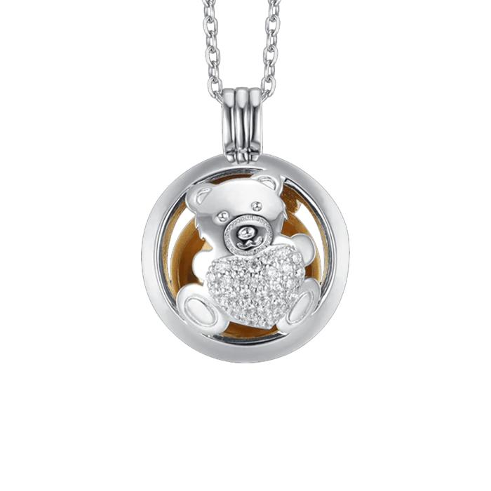 Κολιέ Εγκυμοσύνης Luca Barra από Aνοξείδωτο Aτσάλι SKU-59966