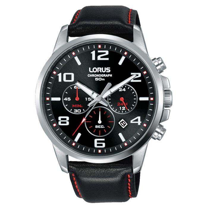 SKU-59981 / LORUS Sports Black Leather Strap