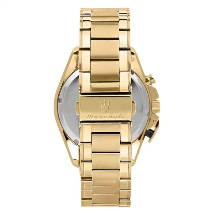 SKU-59895 / MASERATI Traguardo Chronograph Gold Stainless Steel Bracelet