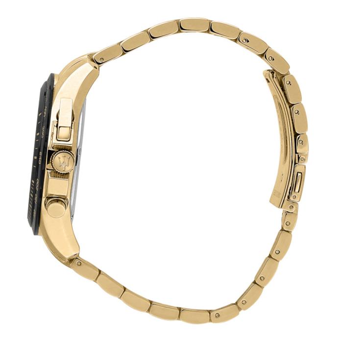 SKU-59895 / MASERATI Traguardo Chronograph Gold Stainless Steel Bracelet