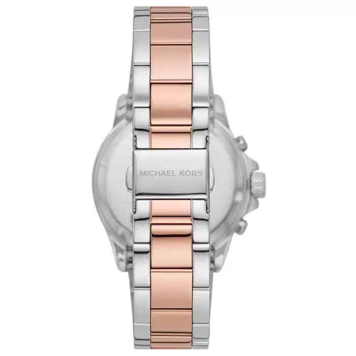 SKU-59978 / MICHAEL KORS Everest Crystals Chronograph Two Tone Stainless Steel Bracelet