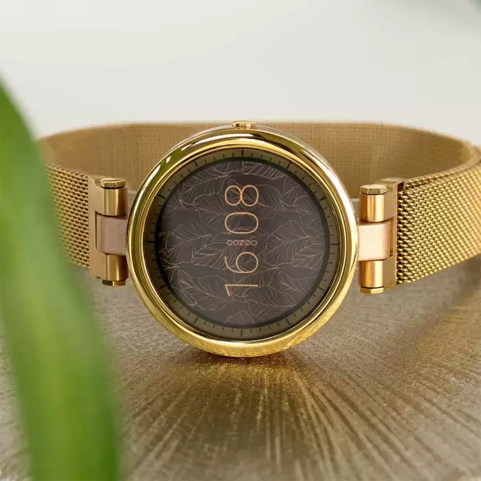 SKU-59194 / OOZOO Smartwatch Gold Metal Bracelet