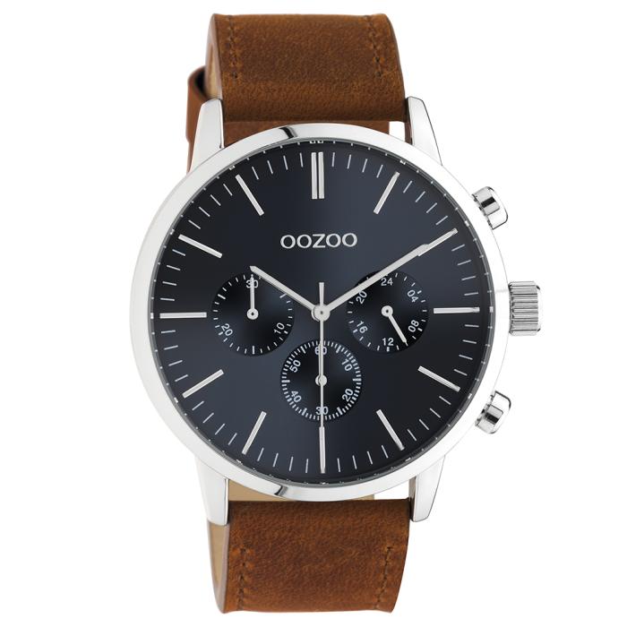 SKU-59196 / OOZOO Timepieces Brown Leather Strap