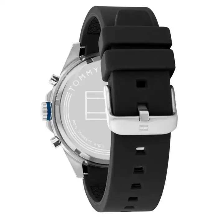 Ρολόι Ανδρικό TOMMY HILFIGER Max με Μαύρο Λουράκι | 1791971 SKU-59202