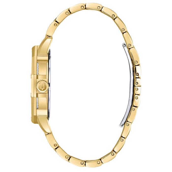 SKU-60935 / BULOVA Crystal Swarovski Octava Gold Stainless Steel Bracelet