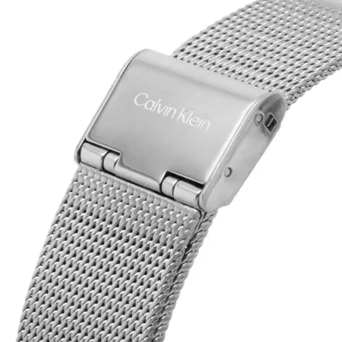 Ρολόι CALVIN KLEIN Iconic με Ασημί Μπρασελέ από Ανοξείδωτο Ατσάλι | 25200033 SKU-60266