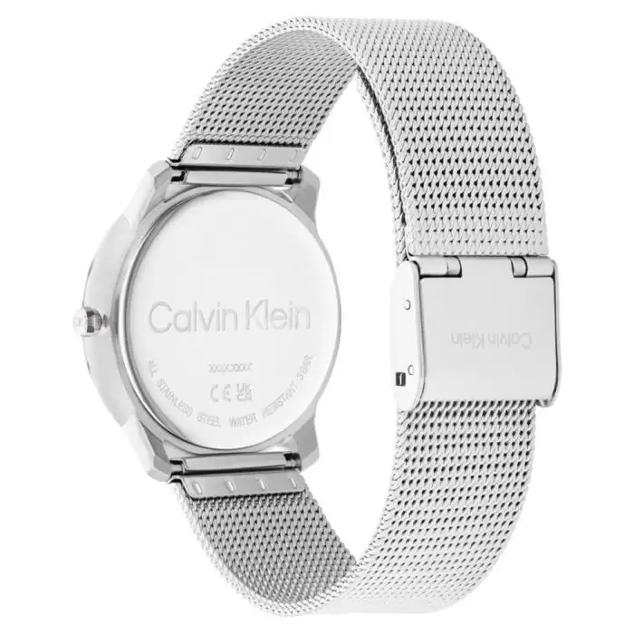 Ρολόι CALVIN KLEIN Iconic με Ασημί Μπρασελέ από Ανοξείδωτο Ατσάλι | 25200033 SKU-60266