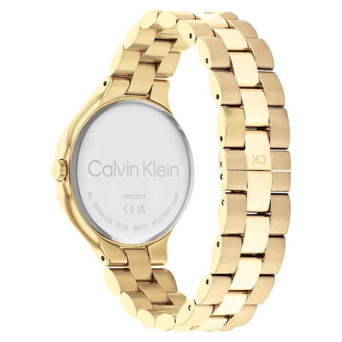 SKU-60270 / CALVIN KLEIN Linked Gold Stainless Steel Bracelet