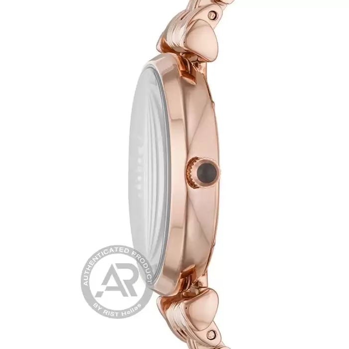 SKU-60216 / EMPORIO ARMANI Gianni T-Bar Crystals Rose Gold Stainless Steel Bracelet
