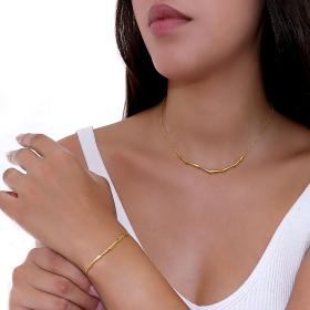 Γυναικείο Κολιέ Χρυσός Κ14 SKU-60649