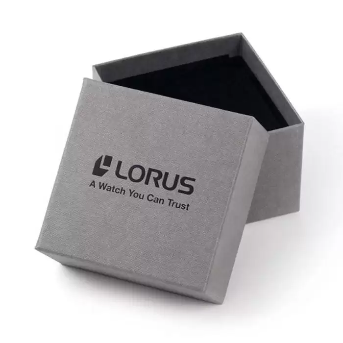 LORUS Sports Grey Leather Strap