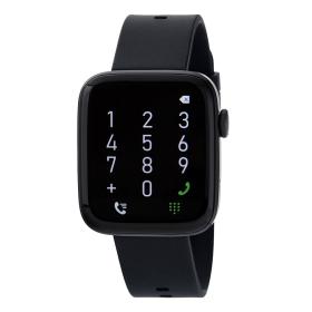 MAREA Smartwatch Bluetooth Talk Black Rubber Strap