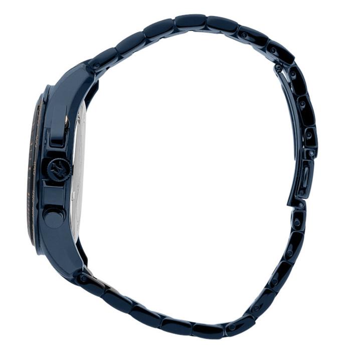 SKU-60436 / MASERATI Solar Chronograph Blue Stainless Steel Bracelet