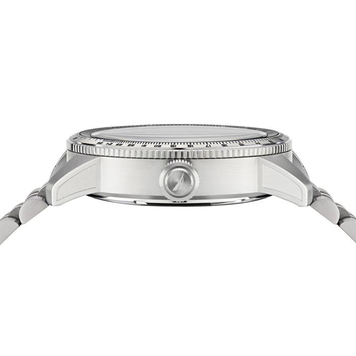 SKU-60359 / NAUTICA Pier 39 Silver Stainless Steel Bracelet
