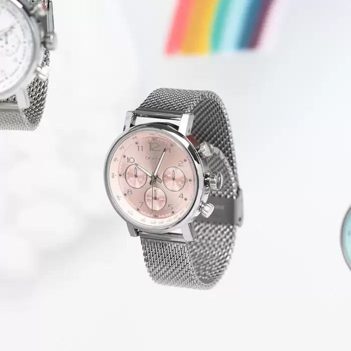 SKU-60088 / OOZOO Timepieces Silver Metal Bracelet