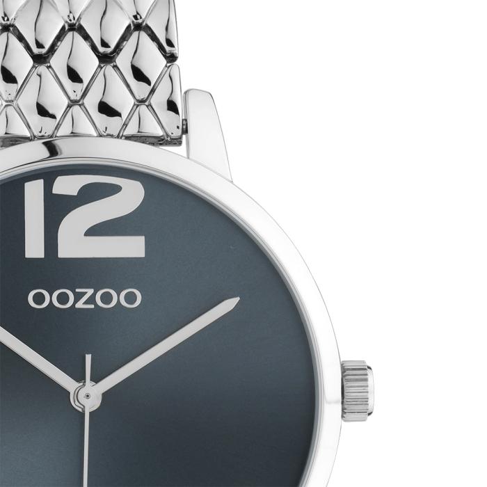 SKU-60089 / OOZOO Timepieces Silver Metallic Bracelet