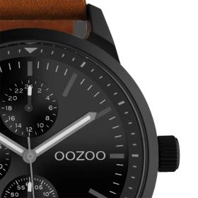 Ανδρικό Ρολόι OOZOO Timepieces με Καφέ Δερμάτινο Λουράκι | C10908 SKU-60783