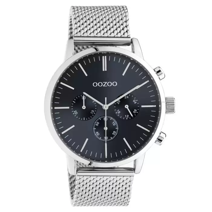 SKU-60787 / OOZOO Timepieces Silver Metallic Bracelet