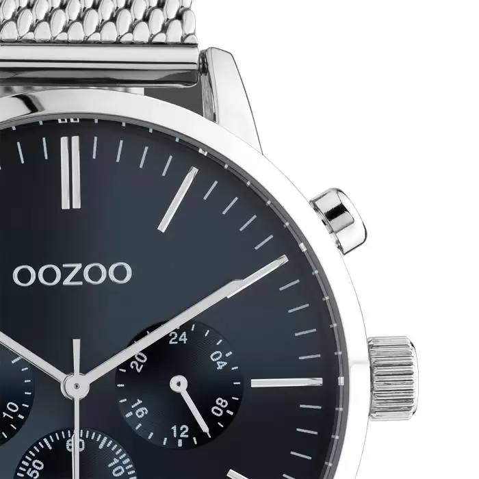 SKU-60787 / OOZOO Timepieces Silver Metallic Bracelet