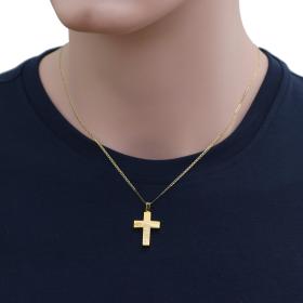 Μοντέρνος Σταυρός Χρυσός Κ14 SKU-60634
