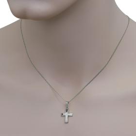 Σταυρός Ανδρικός  Κλασικός Λευκόχρυσος Κ9 SKU-60566