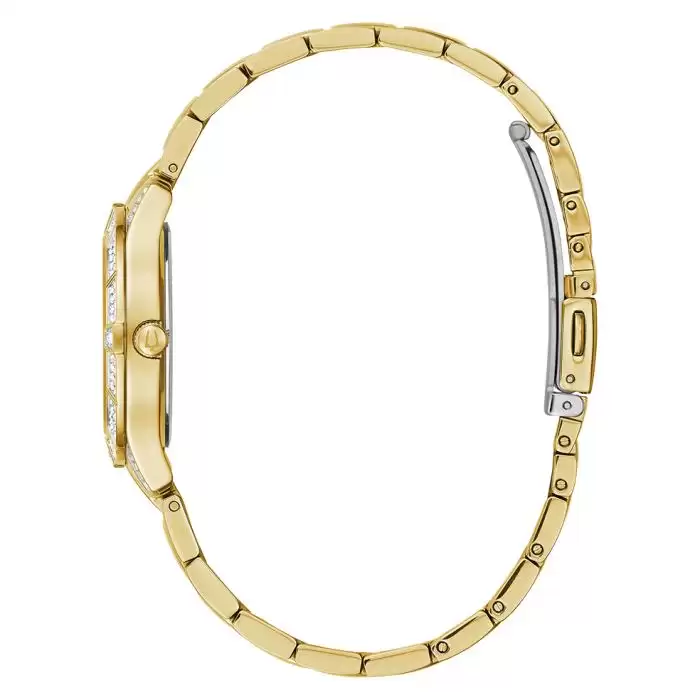 SKU-61162 / BULOVA Crystal Gold Stainless Steel Bracelet