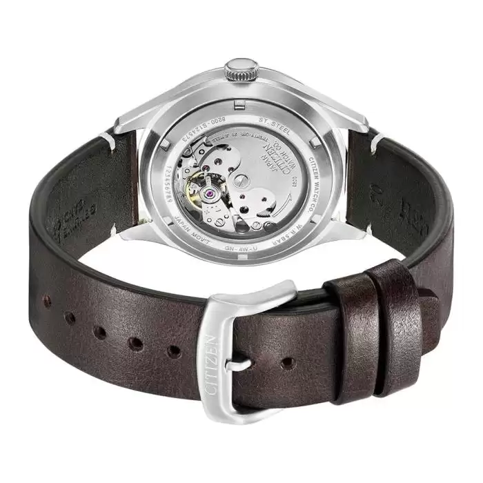 SKU-61906 / CITIZEN Automatic Brown Leather Strap