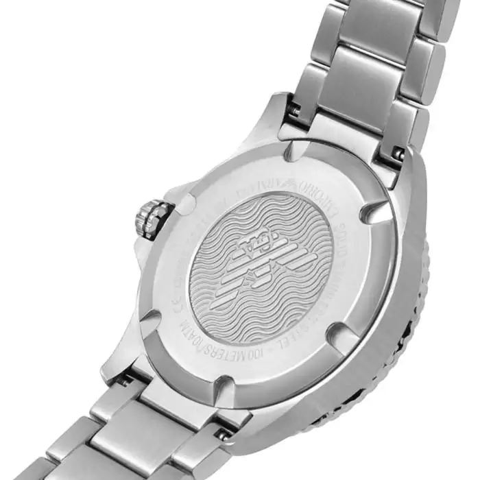 SKU-61990 / EMPORIO ARMANI Diver Silver Stainless Steel Bracelet