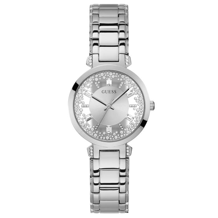 SKU-61670 / GUESS Crystal Clear Crystals Silver Stainless Steel Bracelet