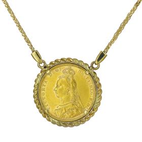 Κολιέ Λιροθήκη Χρυσός Κ14 SKU-61330