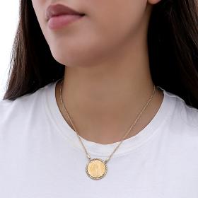 Κολιέ Λιροθήκη Χρυσός Κ14 SKU-61330